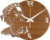 Picture of Shivray Face Quality Wall Clock - MDF/Acrylic Material in Black and Brown Color | Thickness 2 m.m. | Thin Wall Clock.